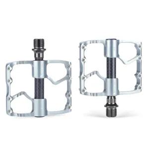 1 Pair Ultralight Aluminum Alloy Bicycle Pedals 3 Bearings Anti Slip Waterproof Flat Wide Bike Pedals Cycling Accessories