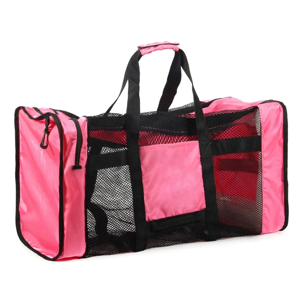 100L Mesh Duffle Gear Bag for Scuba Diving Snorkeling Swimming Beach Duffle Bag for Snorkeling Equipment 29.5" * 13.8" * 15.7"