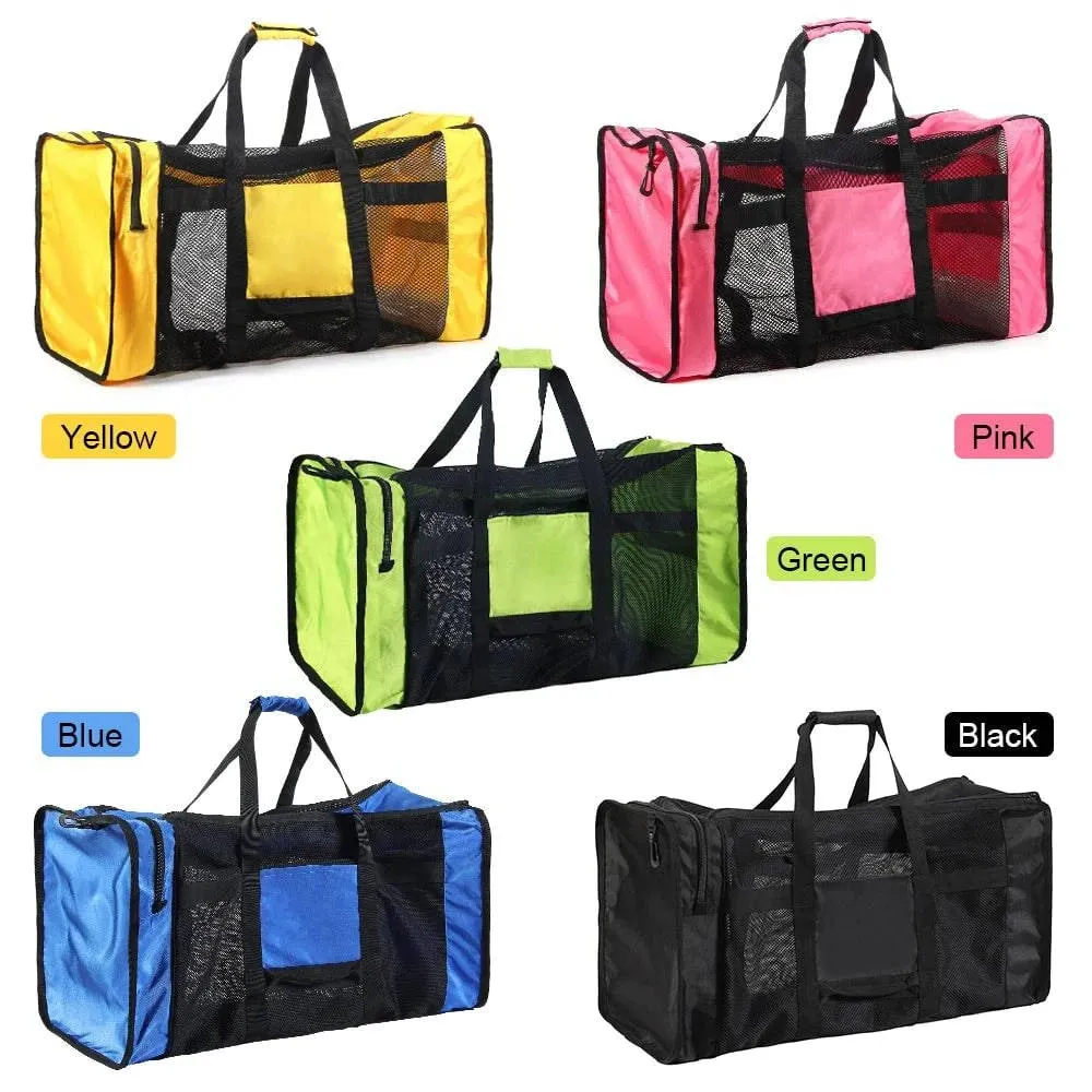 100L Mesh Duffle Gear Bag for Scuba Diving Snorkeling Swimming Beach Duffle Bag for Snorkeling Equipment 29.5" * 13.8" * 15.7"