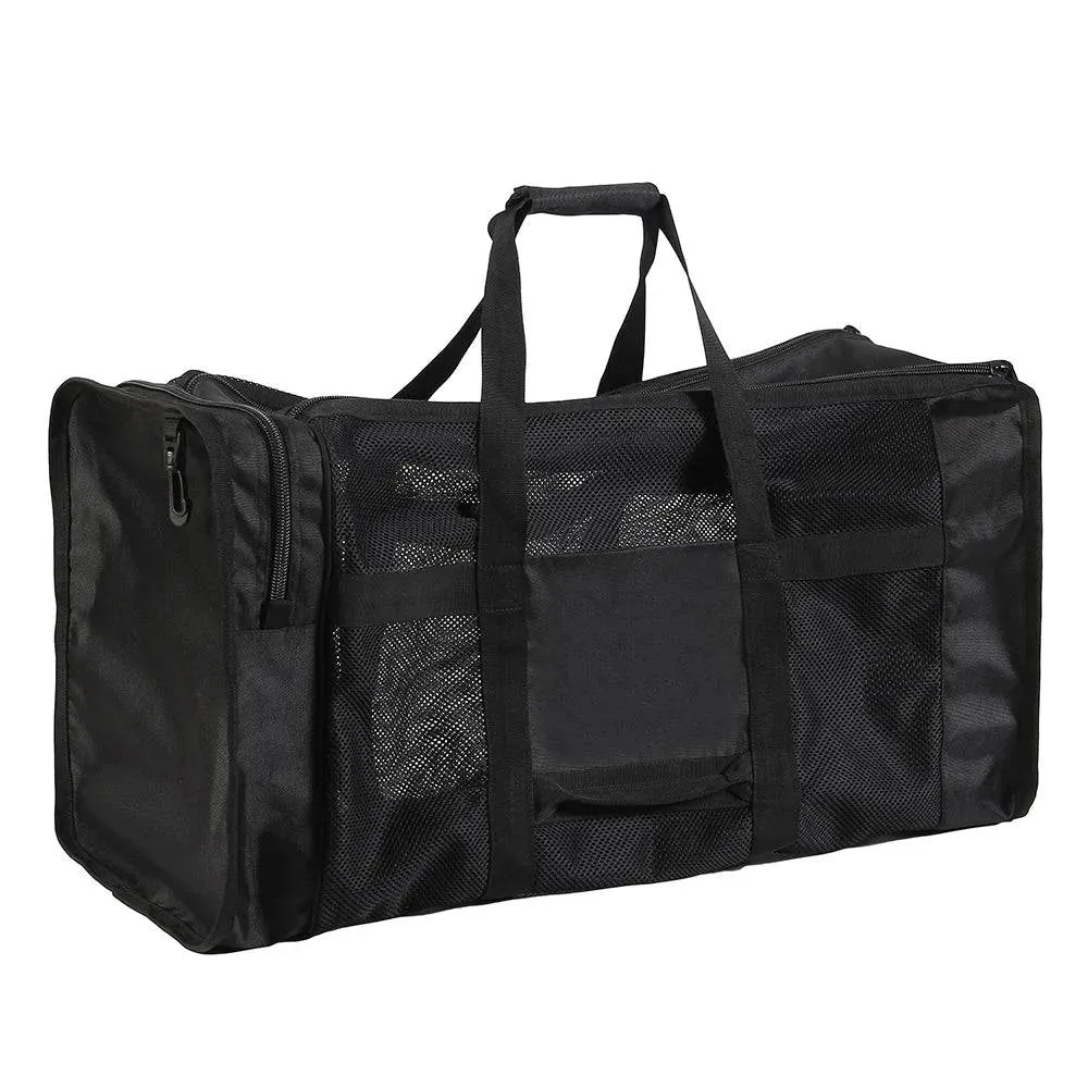 100L Mesh Duffle Gear Bag for Scuba Diving Snorkeling Swimming Beach Duffle Bag for Snorkeling Equipment 29.5" * 13.8" * 15.7"