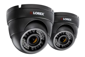 1080p HD Security Dome Cameras with 3x Zoom Lens, 150ft Night Vision (2-pack)