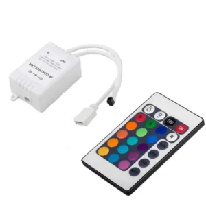 12v 6a Led Rgb Strip Light Controller with IR Remote