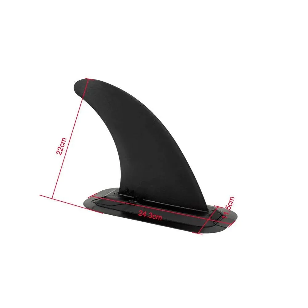 1pc Large Size Kayak Skeg Tracking Fin Black Canoe Rowing Boats Integral Fin Mounting Points Watershed Board Kayak Accessories