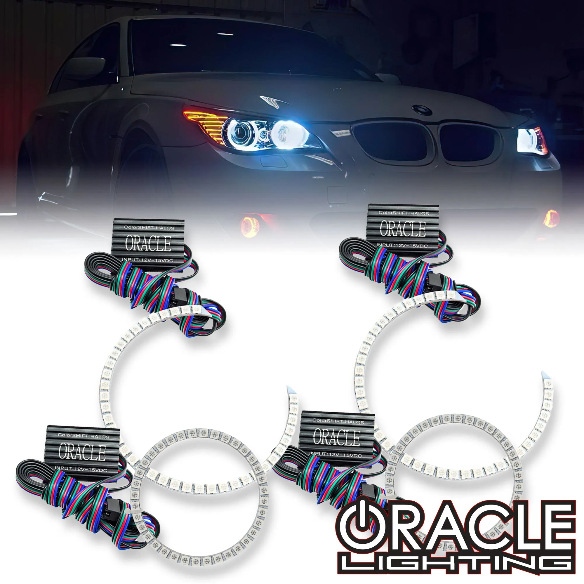 2003-2010 BMW 5 Series ORACLE Headlight Halo Kit-E60