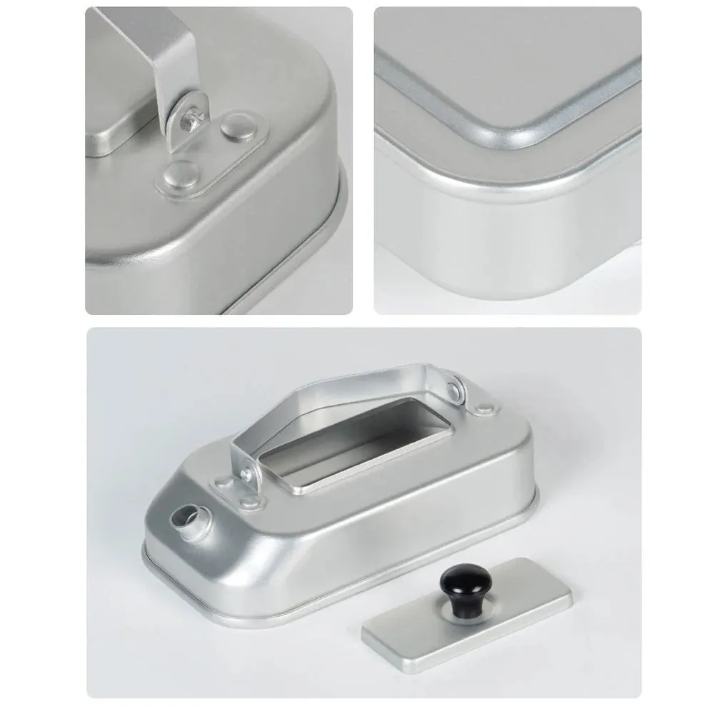 200ml Camping Kettle Outdoor Aluminum Alloy Kettle Foldable Handle Coffee Pot Picnic Water Boiler Teapot Cooking Accessory