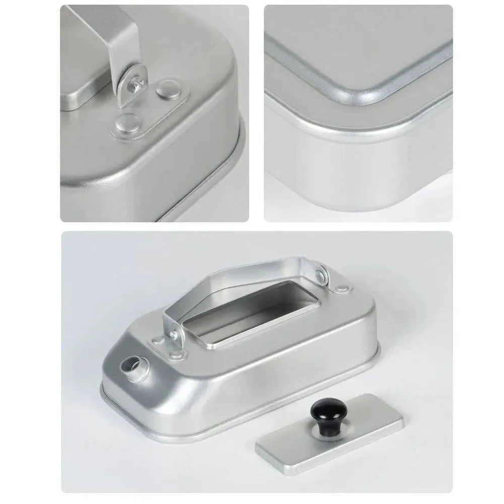 200ml Camping Kettle Outdoor Aluminum Alloy Kettle Foldable Handle Coffee Pot Picnic Water Boiler Teapot Cooking Accessory