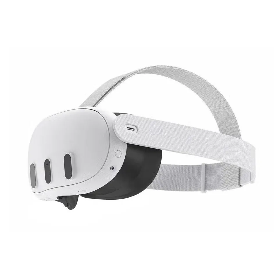 2023 New Meta Quest 3 All-In-One VR Headset 128GB Virtual Reality with Touch Plus Controllers, 2064 x 2208 up to 120 Hz Refresh Rate LCD, Enhanced Graphics, Slimmer Optics, Mytrix Cable & Earphones