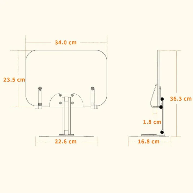 360-degree Rotating Desktop Bookshelf for Tablets
