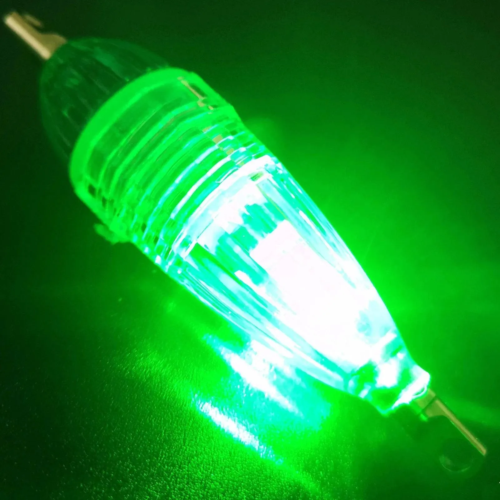 5pcs Waterproof Underwater LED Fishing Light Fish Lure Attracting Light Lamp with Squid Jig Hooks Fishing Accessories
