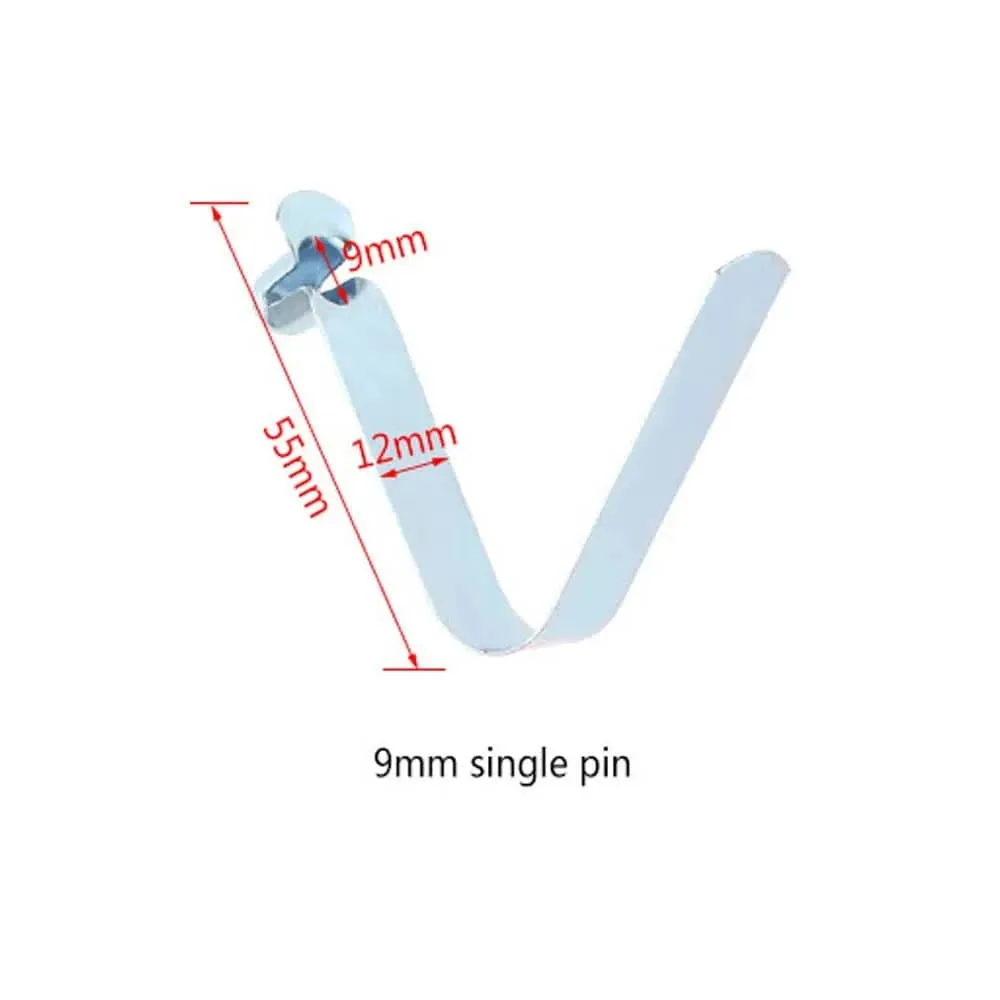 6pcs Kayak Paddle Spring Clips Tent Pole Clips Push Button Spring Snap Clip Locking Tube Pin M2165 Kayak Accessories