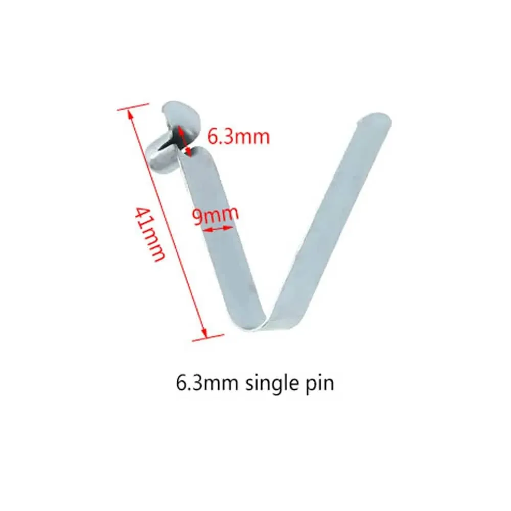 6pcs Kayak Paddle Spring Clips Tent Pole Clips Push Button Spring Snap Clip Locking Tube Pin M2165 Kayak Accessories