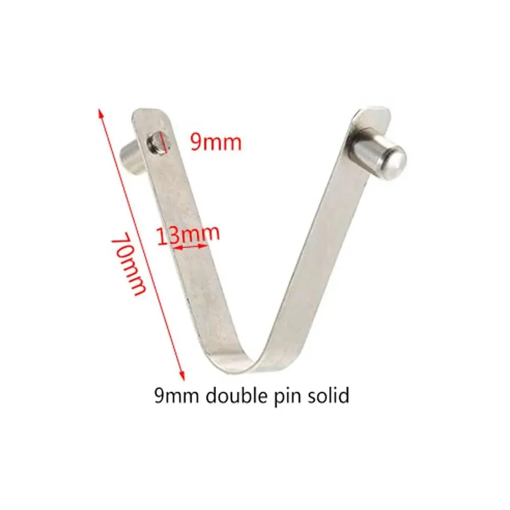 6pcs Kayak Paddle Spring Clips Tent Pole Clips Push Button Spring Snap Clip Locking Tube Pin M2165 Kayak Accessories