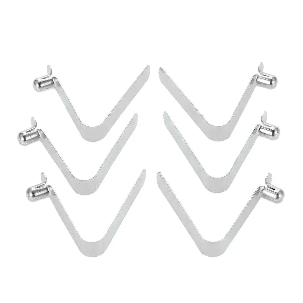 6pcs Kayak Paddle Spring Clips Tent Pole Clips Push Button Spring Snap Clip Locking Tube Pin M2165 Kayak Accessories
