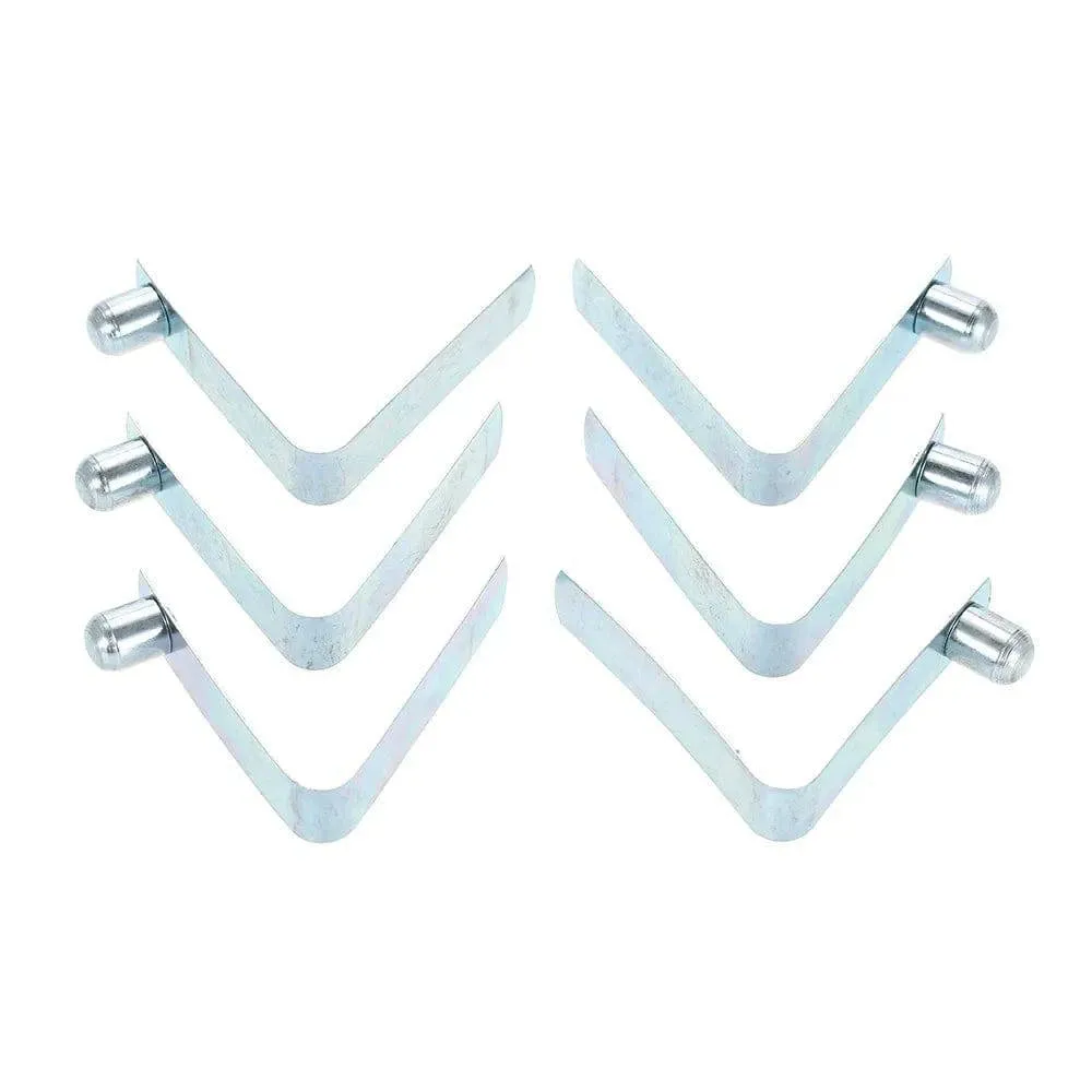 6pcs Kayak Paddle Spring Clips Tent Pole Clips Push Button Spring Snap Clip Locking Tube Pin M2165 Kayak Accessories