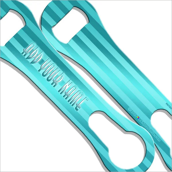 ADD YOUR NAME V-ROD® Bottle Opener – Foil Wrap – Several Color Options