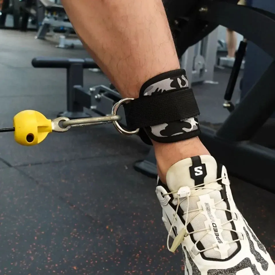 Adjustable Ankle Straps For Cable Machines Comfortable Cuffs For Glute & Leg Training