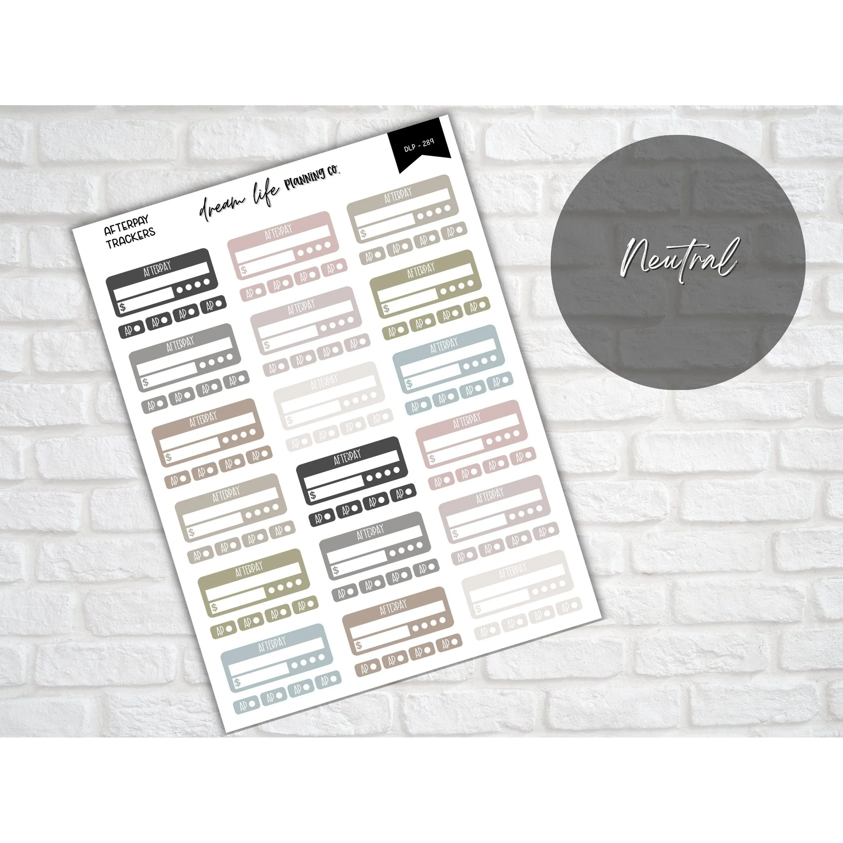 Afterpay Tracking Stickers