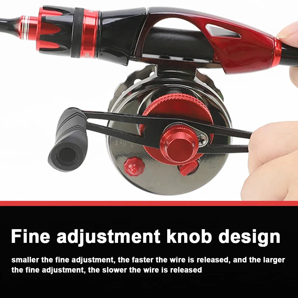 All Metal Fishing Reel 3.6 : 1 High Drag Power Spinning Wheel Fishing Coil Smooth and Stable Fishing Reel Fishing Accessory