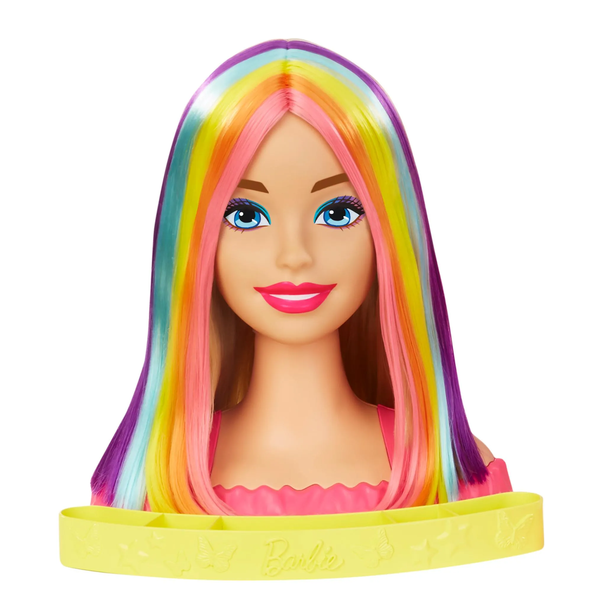 Barbie Neon Rainbow Deluxe Styling Head - Blonde