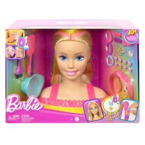 Barbie Neon Rainbow Deluxe Styling Head - Blonde