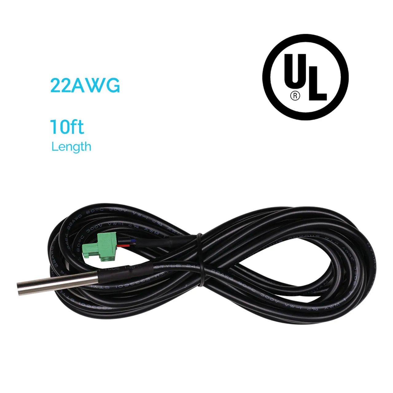 Battery Temperature Sensor for Renogy Solar Charge Controllers