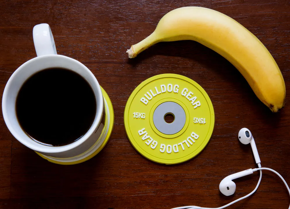 Bulldog Gear - Rubber Weight Plate Coasters