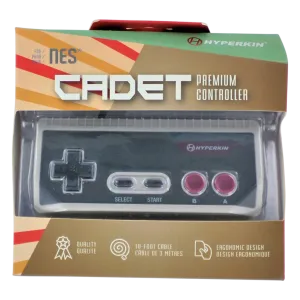 Cadet wired premium controller gamepad for Nintendo NES wiht 10ft (3M) cable | Hyperkin