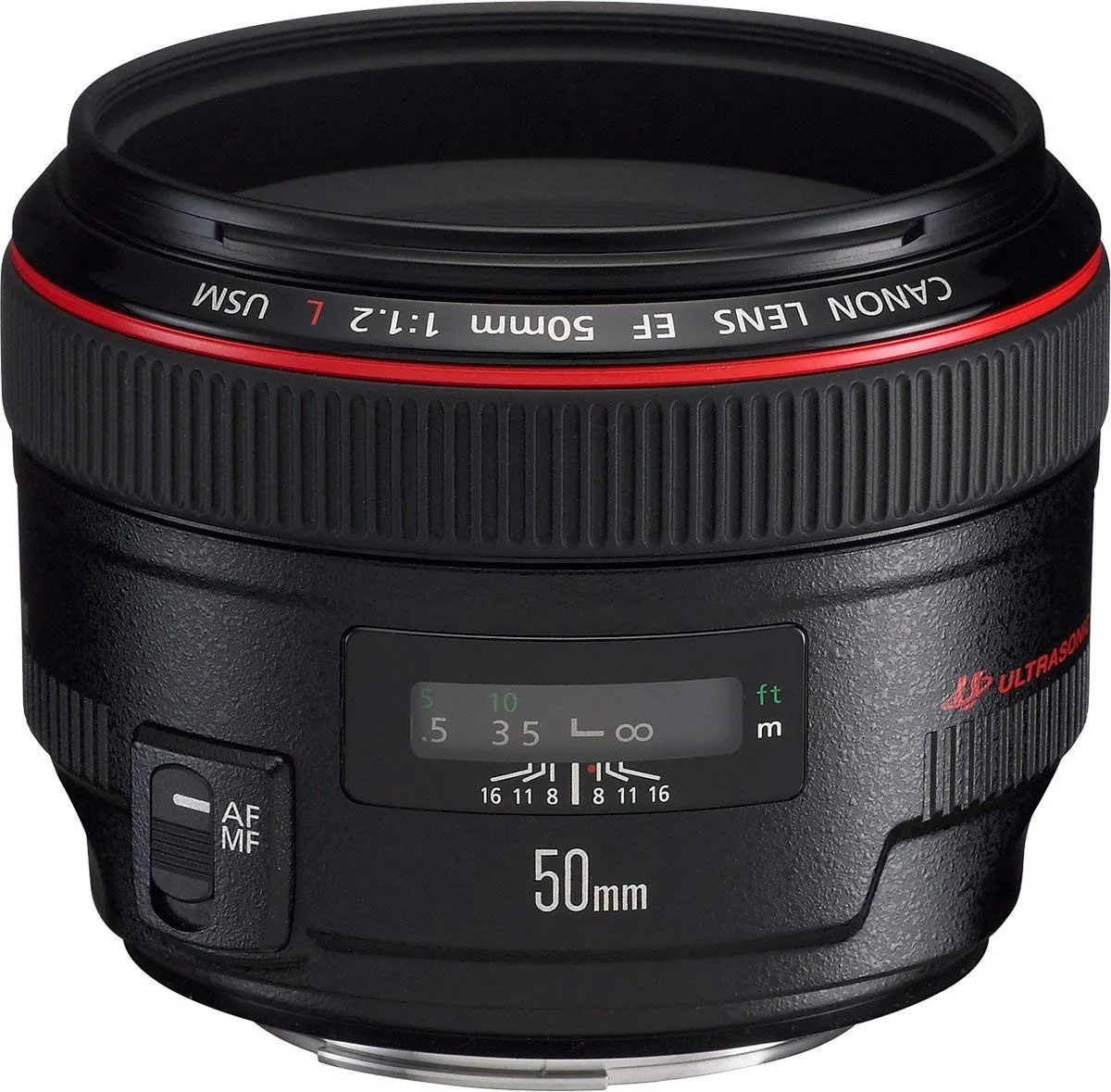 Canon EF 50mm f/1.2 L USM Lens for Canon Digital SLR Cameras - International Model