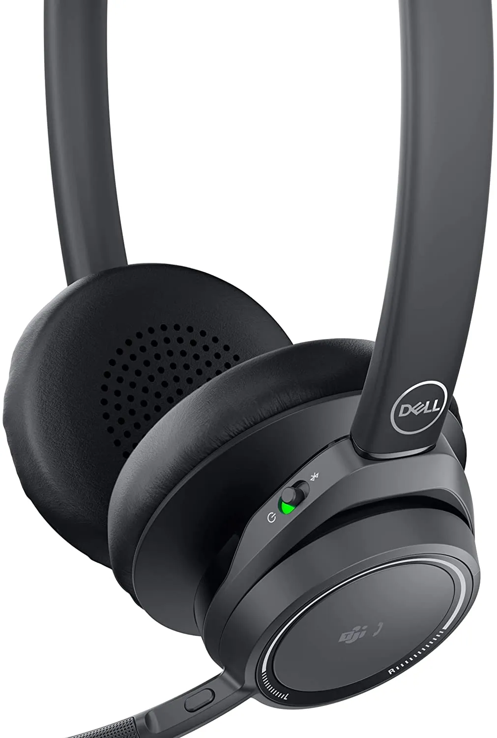 Dell Premier Wireless ANC Headset, Bluetooth, Adjustable Headband, Black - DELL-WL7022