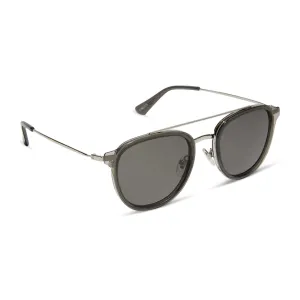 DIFF Camden Sunglasses - Polarized BLACK SMOKE