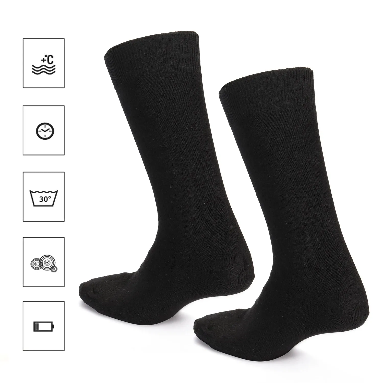 Electric Heated Socks Battery Powered Cold Weather Heat Socks Outdoor Riding Camping Hiking Motorcycle Warm Winter Socks