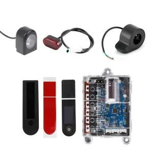 Electric Scooter Accessories Set Include Headlight Tail Light Accelerator Switch Panel Cover and Controller for Xiao M365/Pro