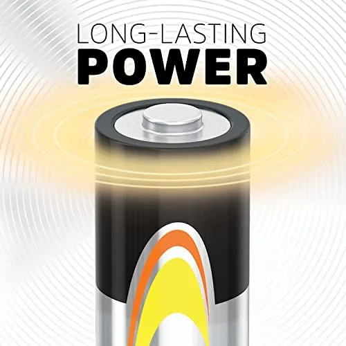 Energizer Alkaline Power AA Batteries and Alkaline Power AAA Batteries Variety Pack, 32 AA and 32 AAA Batteries, 64 Count
