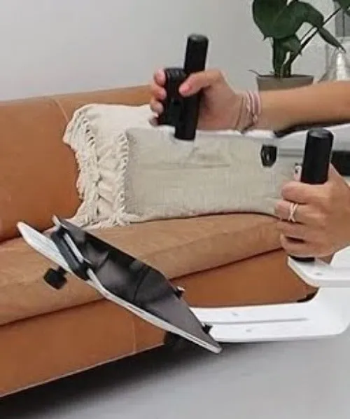 FLOOR MODEL 2024 ICAROS Home with Quick Adjust Foot Rests, Tablet/Phone Holder, Pico headset.