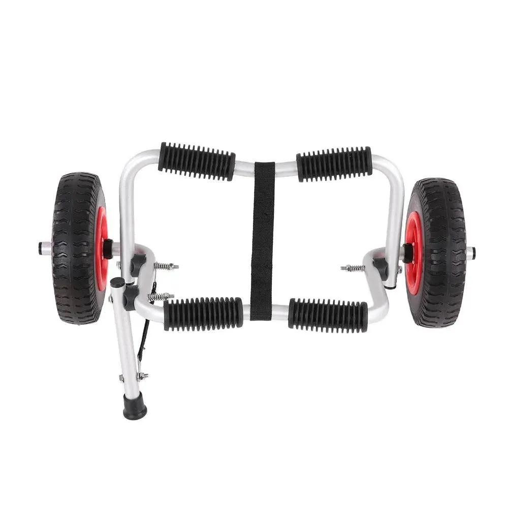 Foldable Kayak Trolley Canoe Dolly Tote Carrier Transport Portable Trailer Cart Removable Wheel Rowing Boat Kayak Accessories