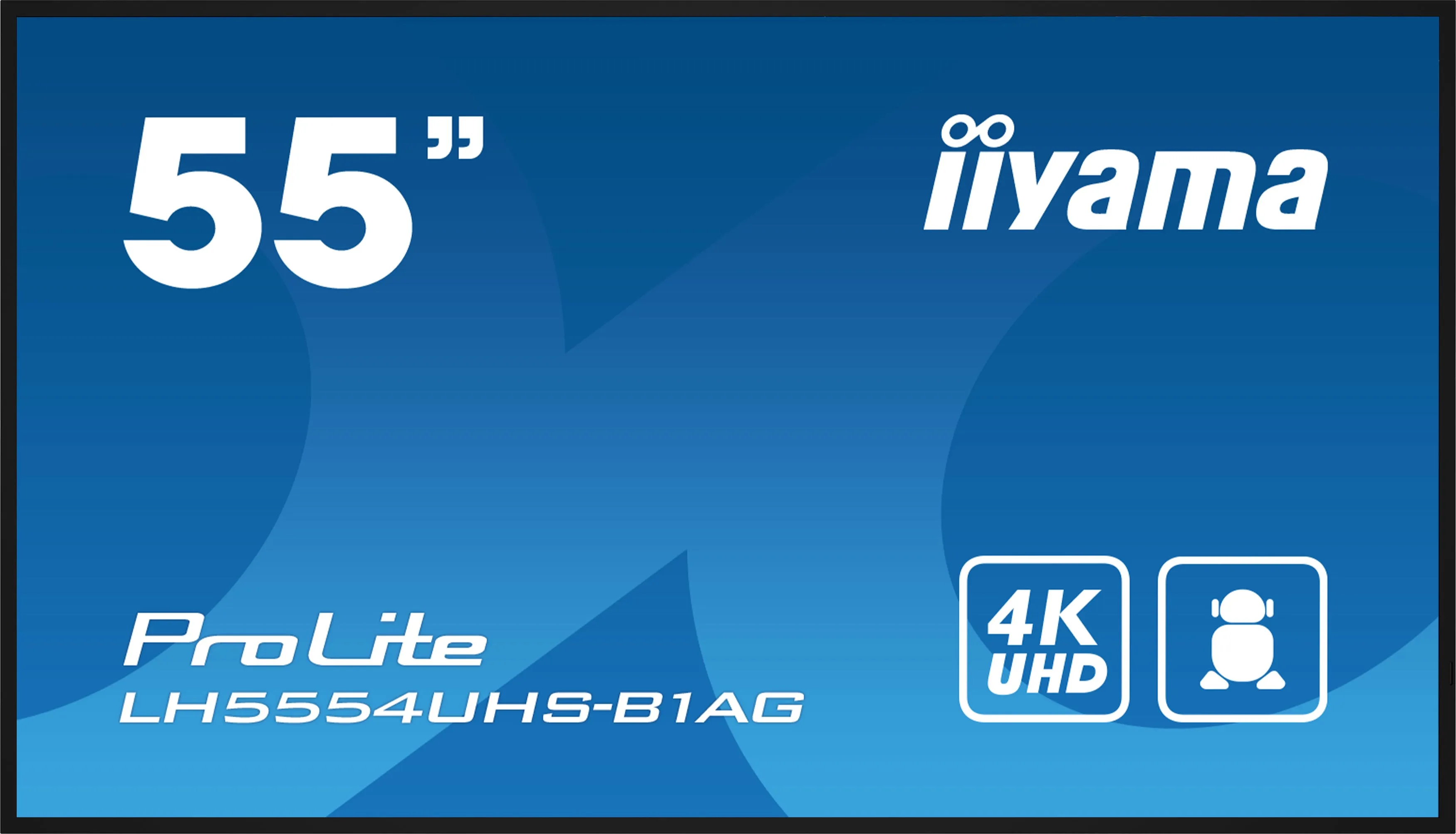Iiyama Lh5554uhs-B1ag Lh54 Series - 55" Led-Backlit Lcd Display - 4K - For Digital Signage / Interactive Communication