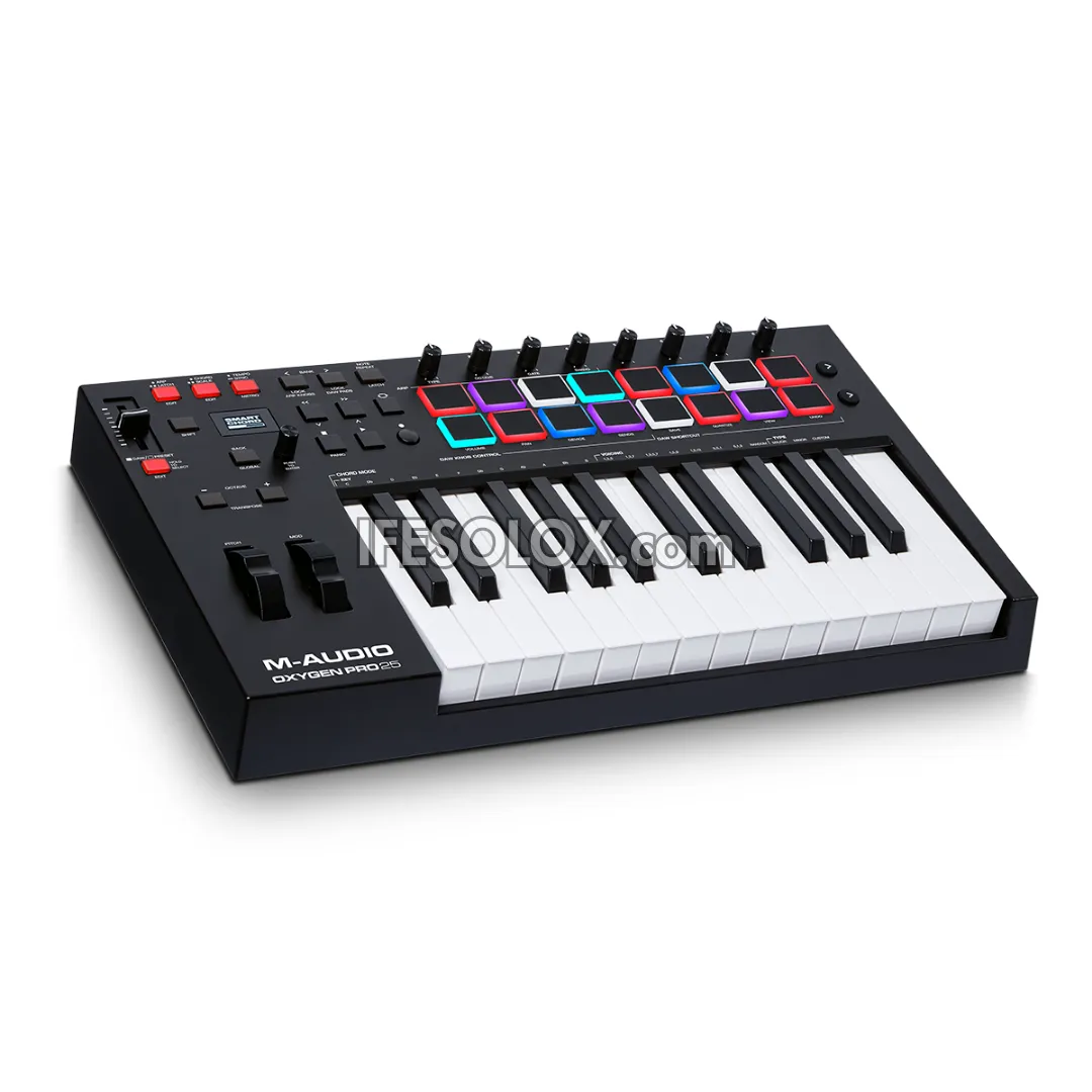 M-AUDIO Oxygen Pro 25 USB Powered MIDI Keyboard Controller with 25 Keys and MIDI out - Brand New