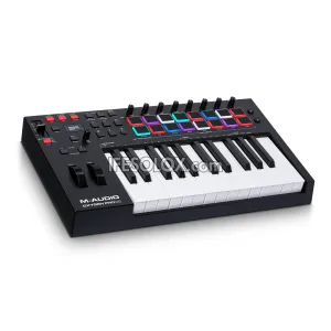 M-AUDIO Oxygen Pro 25 USB Powered MIDI Keyboard Controller with 25 Keys and MIDI out - Brand New