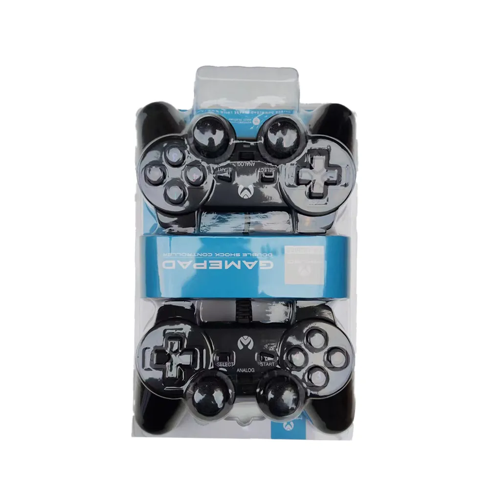 Mikuso Double Game Pad Wired Black [GP-USB008 BK]