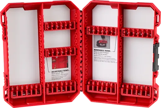 Milwaukee Customizable Large Case for Impact Driver Accessories (Large Case)