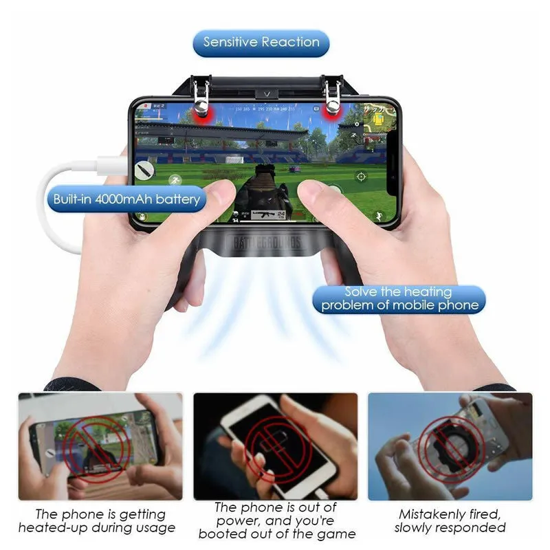 Mobile Game Controller Gamepad With Triggers