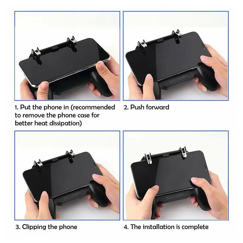 Mobile Game Controller Gamepad With Triggers