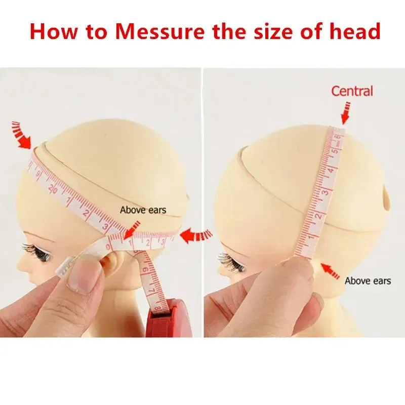 New 1/3, 1/4, & 1/6 BJD Doll's Wig with Bangs | Long Straight Wig | DIY Makeup Accessories
