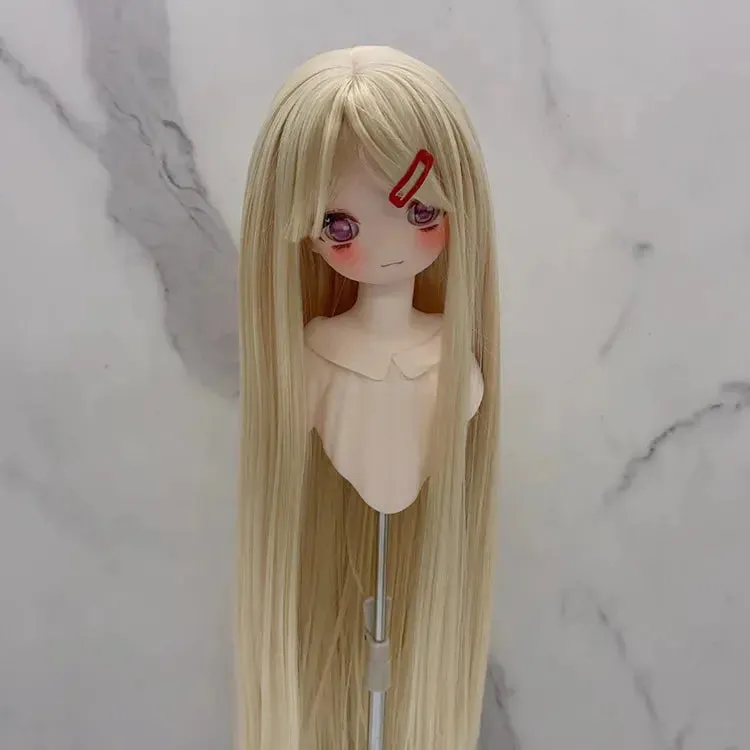 New 1/3, 1/4, & 1/6 BJD Doll's Wig with Bangs | Long Straight Wig | DIY Makeup Accessories