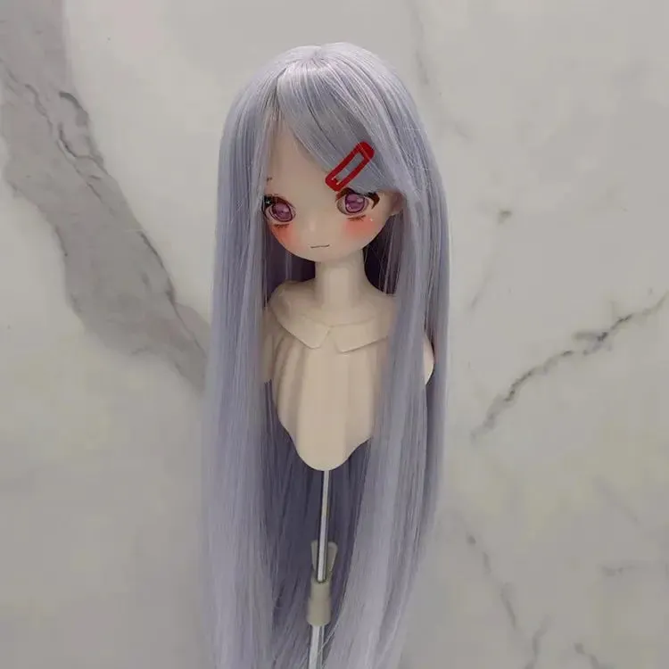 New 1/3, 1/4, & 1/6 BJD Doll's Wig with Bangs | Long Straight Wig | DIY Makeup Accessories