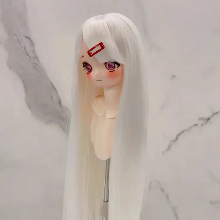 New 1/3, 1/4, & 1/6 BJD Doll's Wig with Bangs | Long Straight Wig | DIY Makeup Accessories