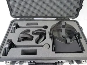 Pelican Case 1510 with Custom Foam Insert for Oculus Rift (2 Sensors) - Carry-On with Wheels