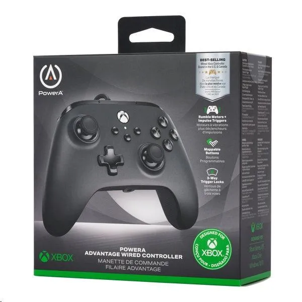 PowerA Advantage Wired Controller for Xbox Series X|S Black
