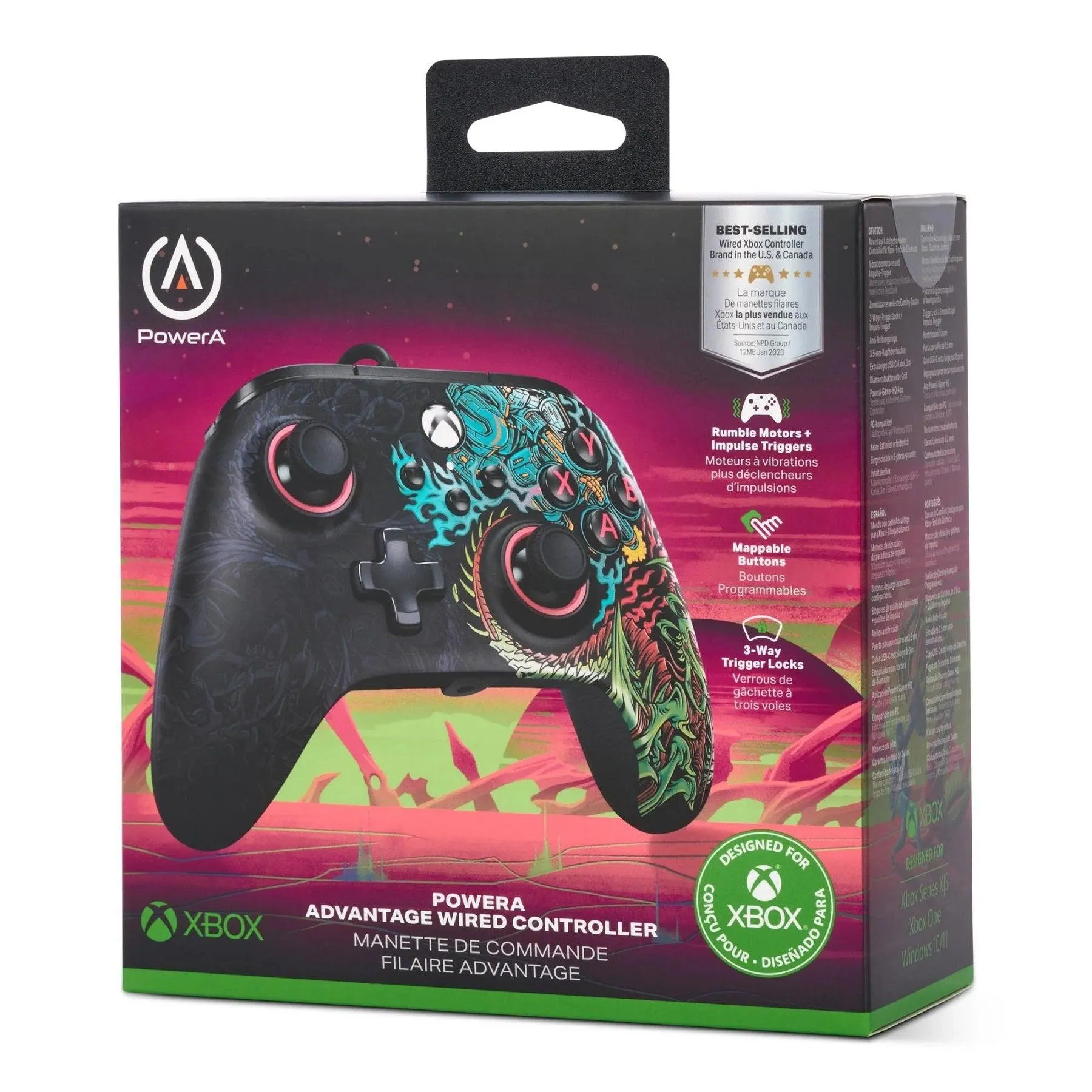 PowerA Advantage Wired Controller for Xbox Series X|S Cosmic Clash