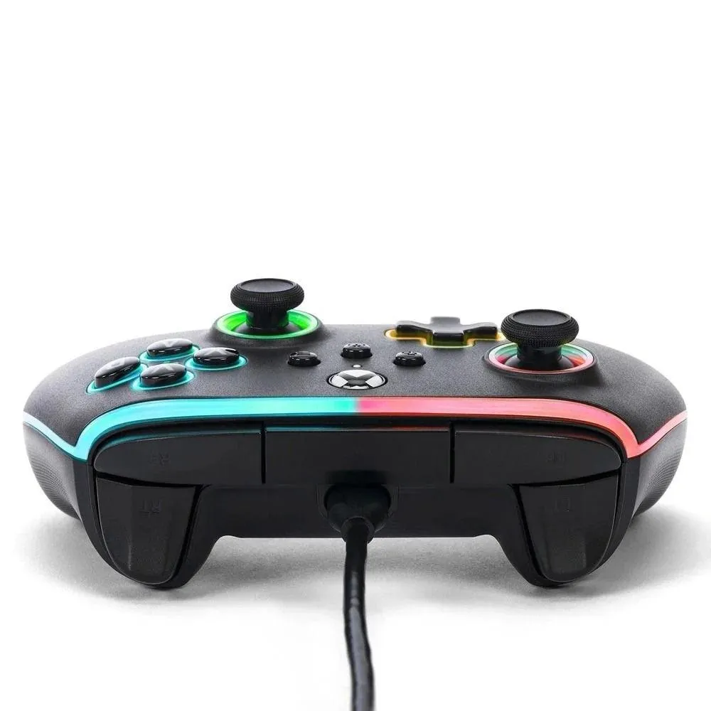 PowerA Advantage Xbox Wired Controller for Xbox Series X|S with Lumectra   RGB LED Strip Bundle